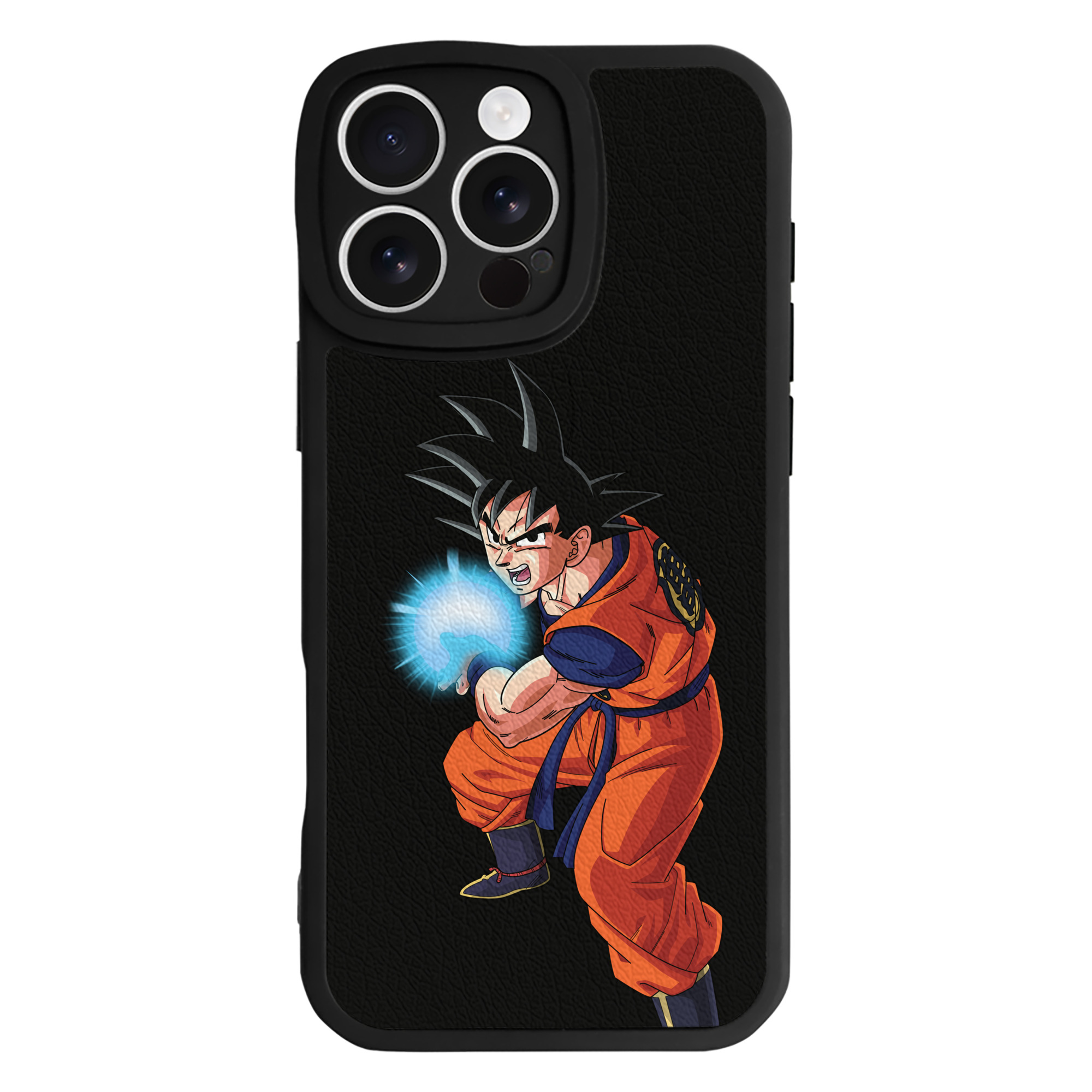 （画像用） ドラゴンボール 孫悟空（そん ごくう）Son Goku カカロット DRAGON BALL Kakarotto 【iPhone 16シリーズ対応】シリコンスマホケース（レザー調） 材質：シリコン